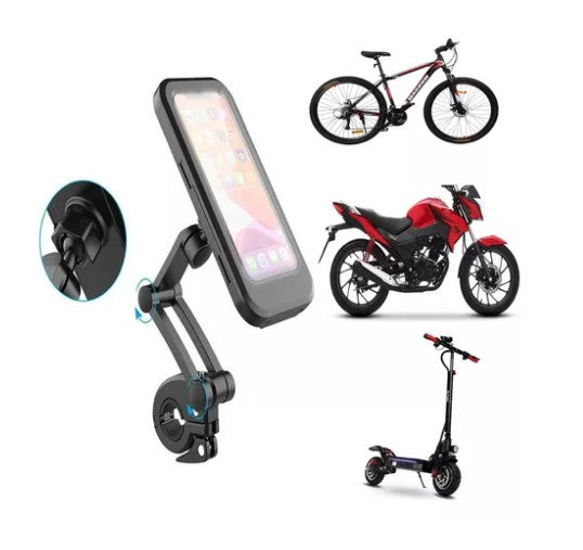 Soporte para Moto con Ajuste en Tubo – Seguridad y Estabilidad para tu Celular