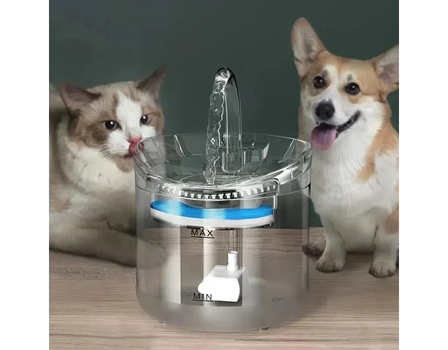 Bebedero con Fuente para Mascotas – Hidratación Fresca y Constante