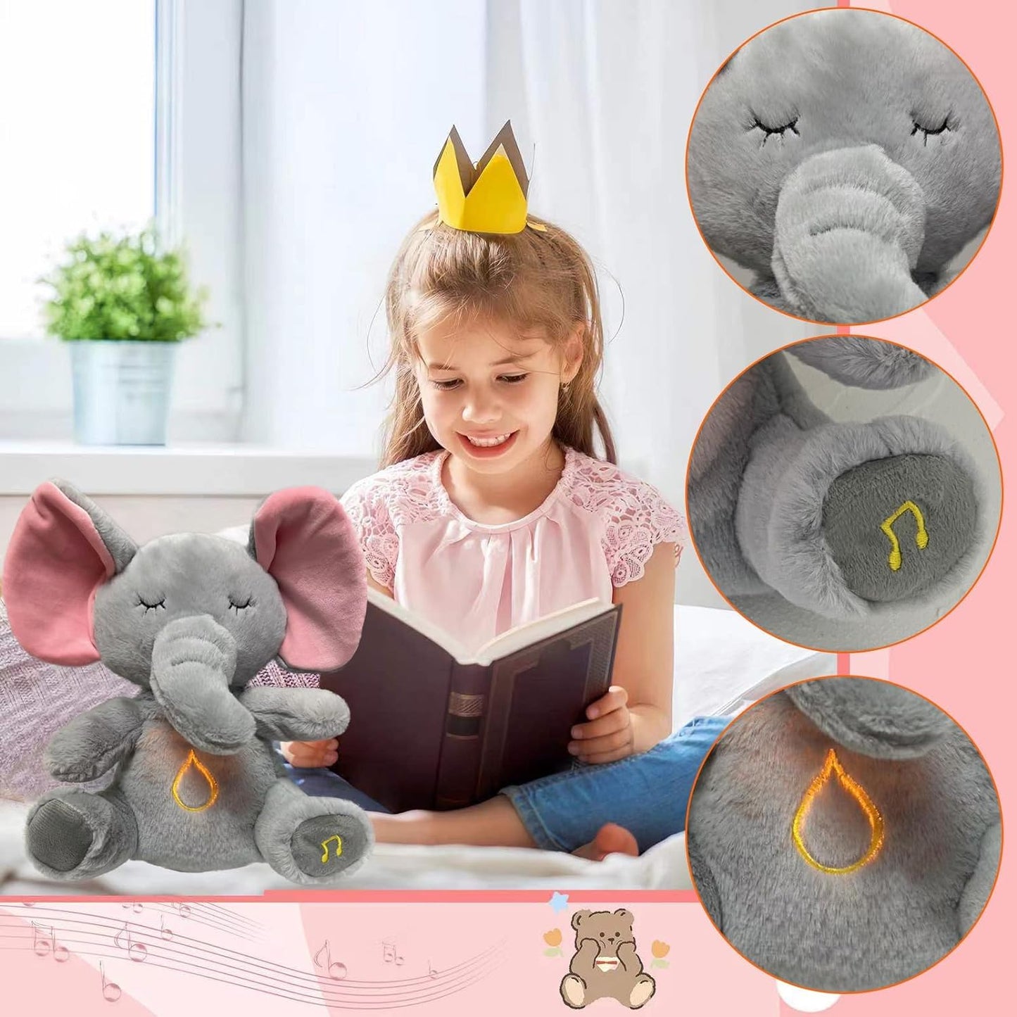Peluche Interactivo Que Respira – Acaricia, Relájate y Disfruta de Su Realismo