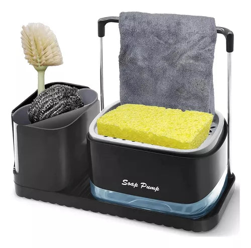 Organizador y Dispensador de Jabón 2 en 1: Orden y Practicidad en tu Cocina