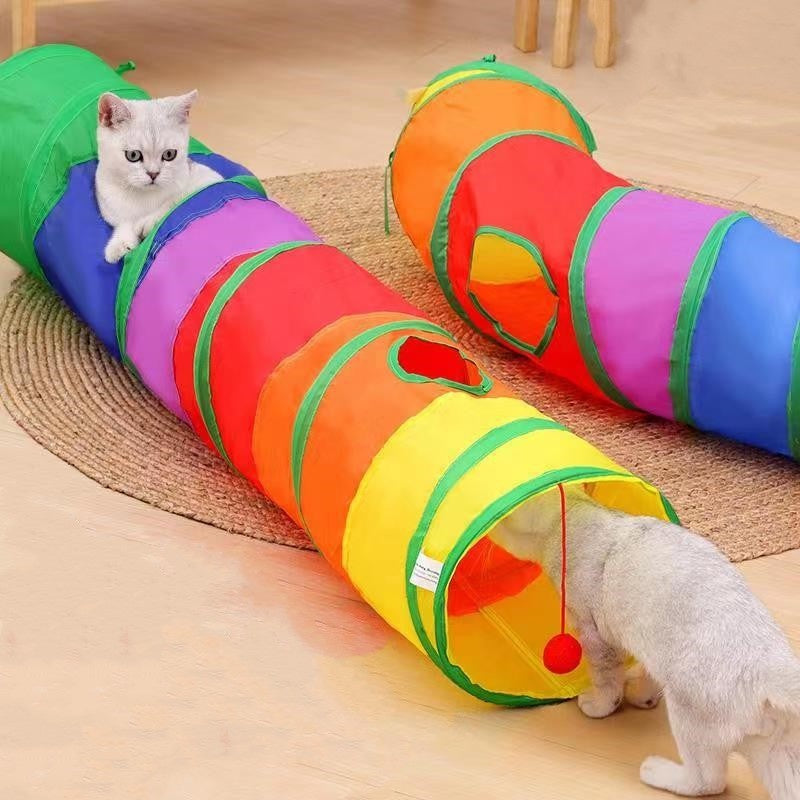 Túnel de Juego para Gatos – Diversión y Refugio en un Solo Lugar