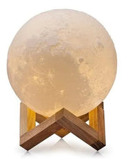 Lámpara Luna 3D: Iluminación Decorativa con Diseño Realista