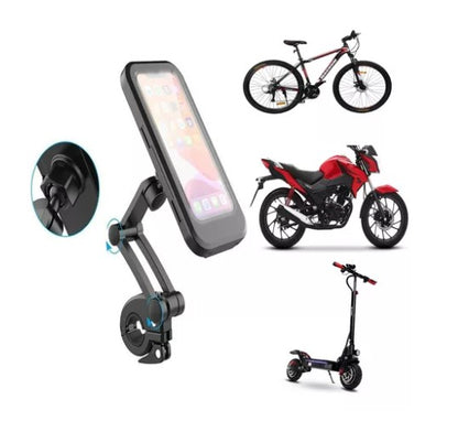 Soporte para Moto con Ajuste en Tubo – Seguridad y Estabilidad para tu Celular
