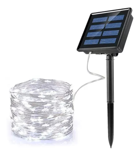 Guirnalda LED Solar con Control – Iluminación Decorativa y Eficiente